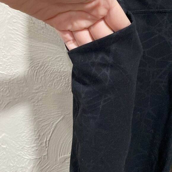 Spyder Cropped Web Leggings Size Large - Picture 2 of 6